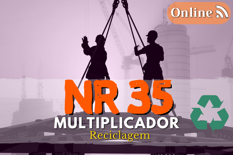 Curso trabalho em altura online multiplicador reciclagem